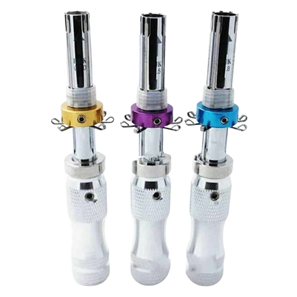 HUK ganzúa tubular de 7 pines (set de 3 unidades: 7,0 mm, 7,5 mm, 7,8 mm)