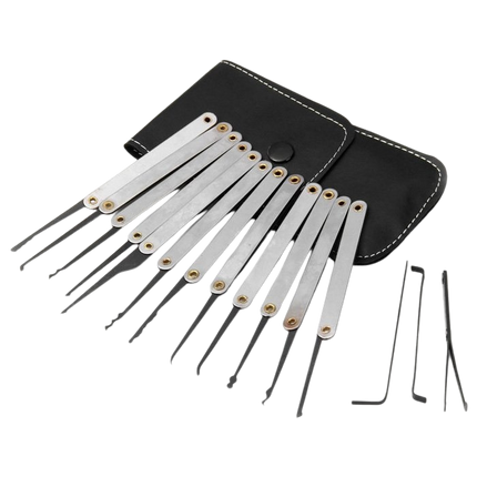 Set de 15 piezas para principiantes de lockpicking