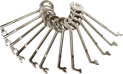Set de 12 piezas para cerraduras Chubb antiguas – Tipo "K"
