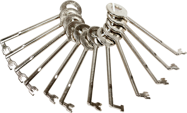 Set de 12 piezas para cerraduras Chubb antiguas – Tipo "K"