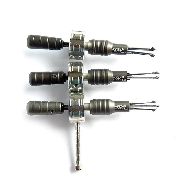 Ganzúas Cruciformes HUK – Set de 3 (6,0mm, 6,5mm, 7,0mm)