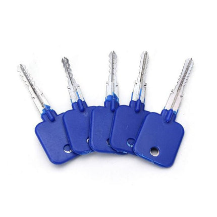 Llave bumping para cerradura de puntos (5 piezas) – Abridor de prueba cruciforme