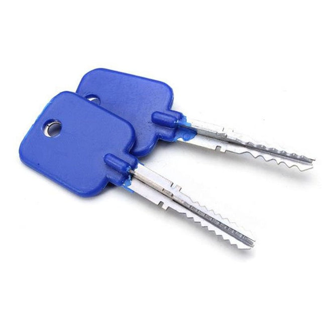 Llave bumping para cerradura de puntos (5 piezas) – Abridor de prueba cruciforme