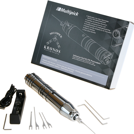 Multipick Kronos – Pistola de ganzúas eléctrica