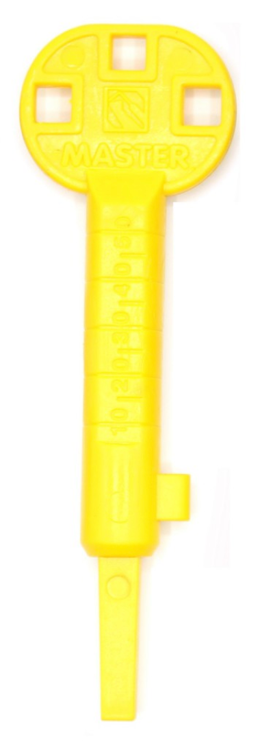 Llave de obra de plástico larga