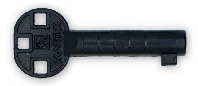 Llave de obra de plástico corta