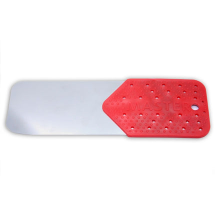 Tarjeta para el resbalón con mango rojo
