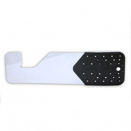 Tarjeta para el resbalón en forma de L con mango negro